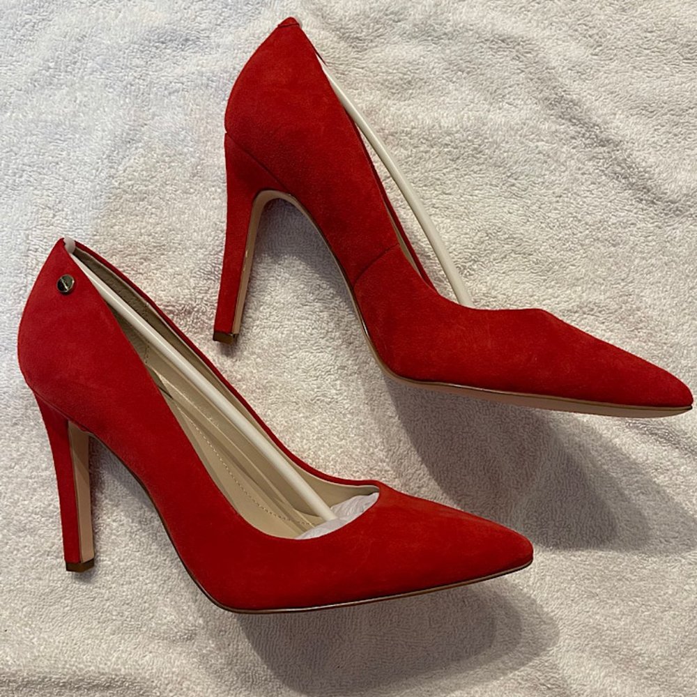 Calvin Klein Women's Brady Suede Pump Shoe